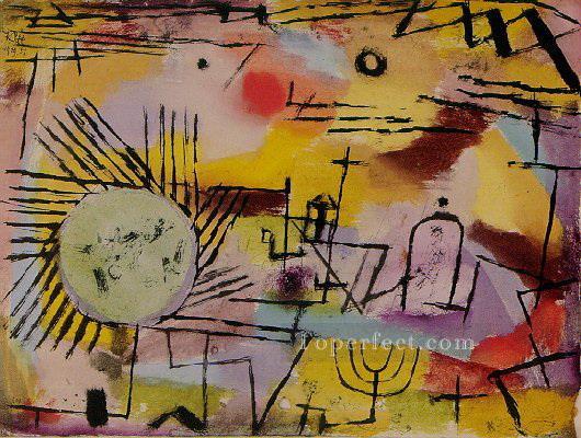 Rising Sun Paul Klee Oil Paintings